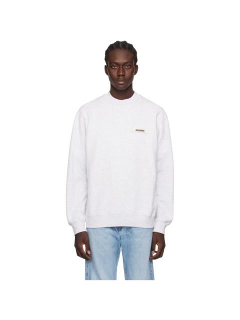 JACQUEMUS Gray Les Classiques 'Le Sweatshirt Gros Grain' Sweatshirt
