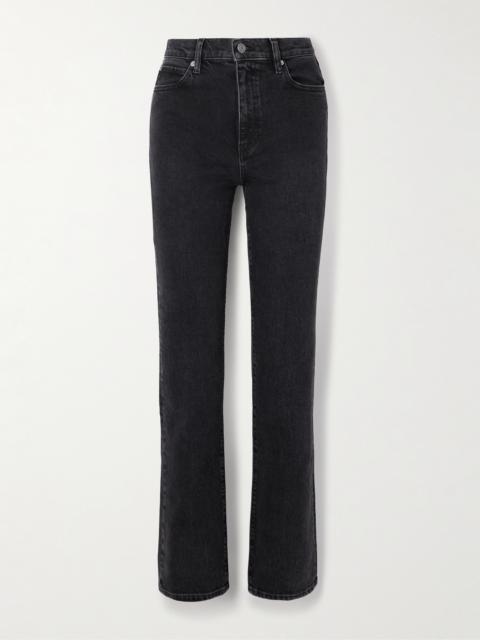 FRAME The Ruler High-rise Slim-leg Jeans