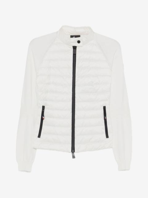 Moncler Grenoble padded-front zip-up cardigan