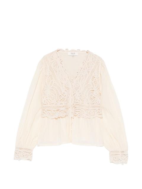 Sea Adelina Battenberg lace blouse