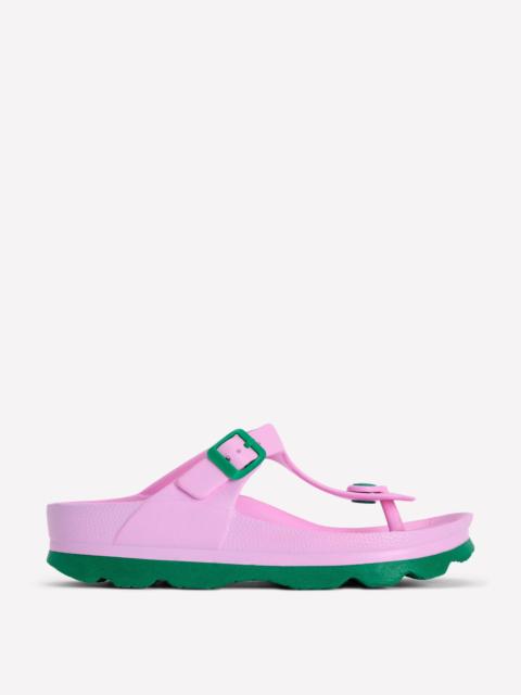 BODEN Lyla Toe Post Sandals-Pink/Green