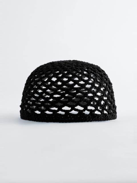 & Other Stories Openwork Crochet Skullcap