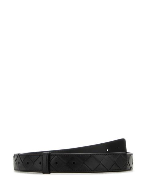 Bottega Veneta Black leather belt