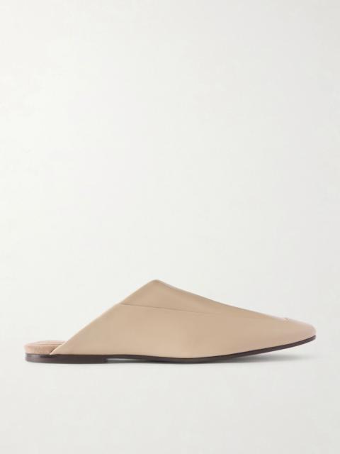 Brunello Cucinelli Leather slip-ons Taupe