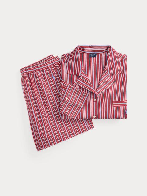Polo Ralph Lauren Crop Top & Boxer Poplin Pajama Set