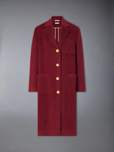 Thom Browne CASHMERE BELL SLEEVE OVERCOAT