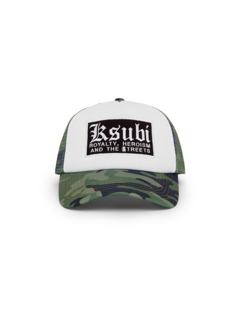 Ksubi KROME PUFF TRUCKER CAP CAMO