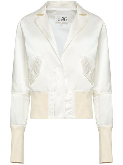 MM6 Maison Margiela satin-finish bomber jacket