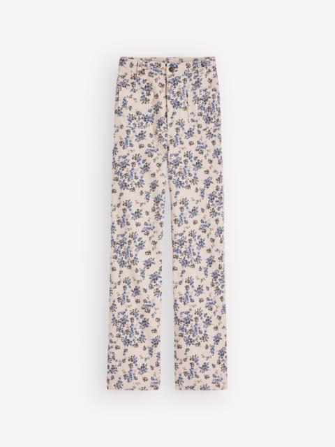 BODEN Straight Leg Pocket Jeans-Ivory Floral