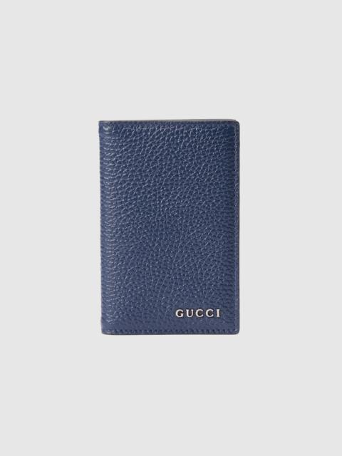 Long card case with Gucci logo