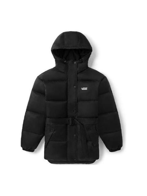 (WMNS) Vans Hooded Puffer Jacket 'Black' VN0A4UTGBLK
