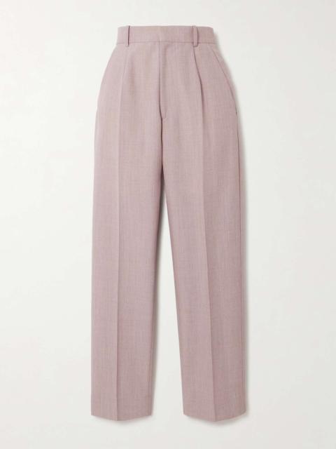 Victoria Beckham Pleated woven tapered pants