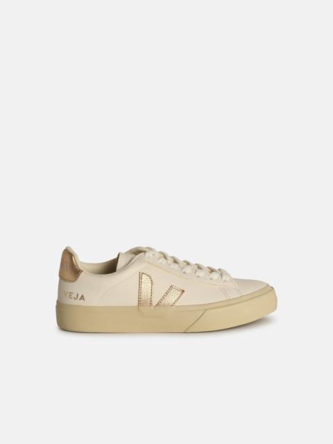 'CAMPO ORO' WHITE LEATHER SNEAKERS