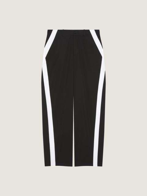 Givenchy COUTURE SEAM PANTS IN COTTON WITH GROS GRAIN DETAIL
