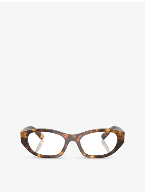 Miu Miu MU 03WV Tortoiseshell Acetate Eyeglasses