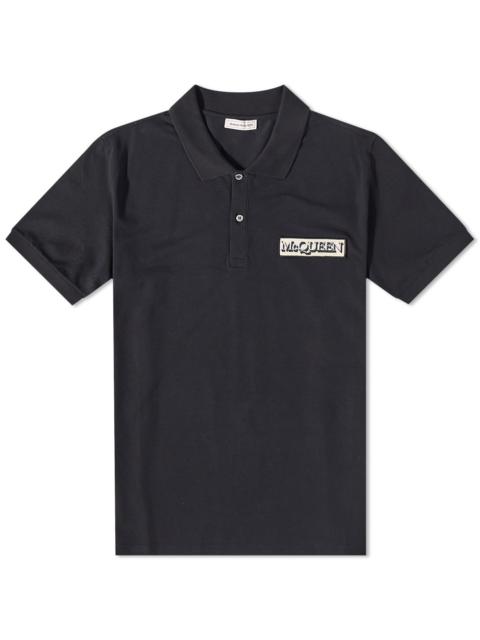 Alexander McQueen Alexander McQueen Logo Patch Polo