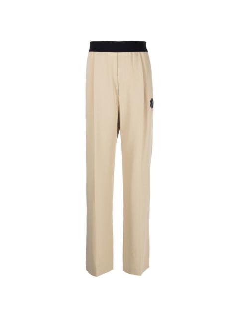 We11done high-waisted pleat-detail trousers