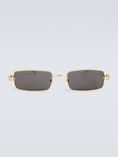 Cartier Embellished rectangular sunglasses