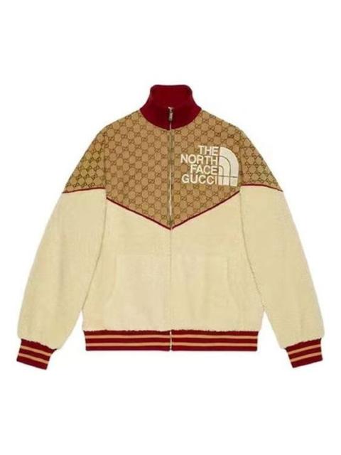 GUCCI Gucci x The North Face Zip Jacket 'Beige Ebony' 672394-XJDS0-2102
