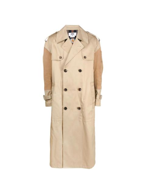 Junya Watanabe MAN x Carharrt panelled trench coat