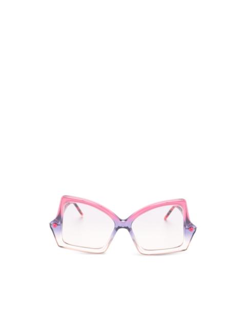 Kuboraum Maske P30 gradient-effect geometric-frame sunglasses