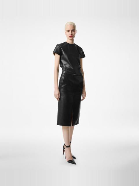 TOM FORD NAPPA LEATHER LUX SKIRT