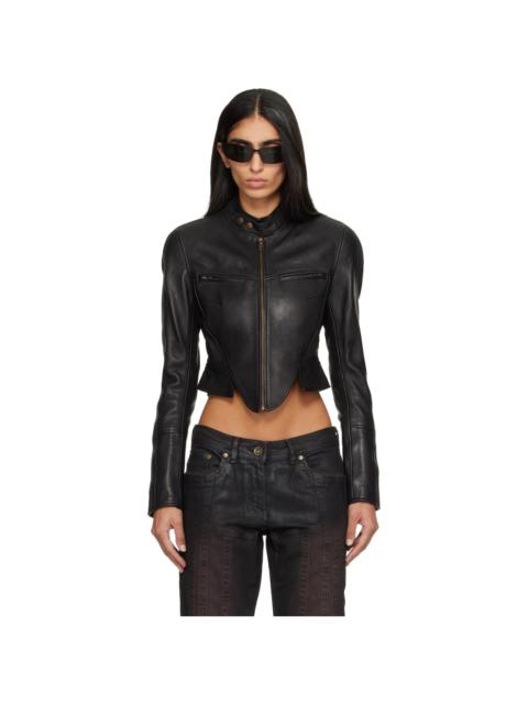 KNWLS Black Claw Leather Jacket