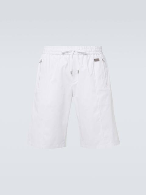 Dolce & Gabbana Cotton gabardine Bermuda shorts