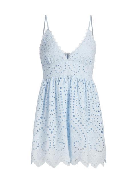 GENERATION LOVE Women's Lilia Cotton Eyelet Minidress - Opal