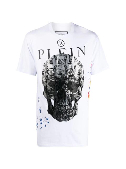 PHILIPP PLEIN skull-print short-sleeve T-shirt