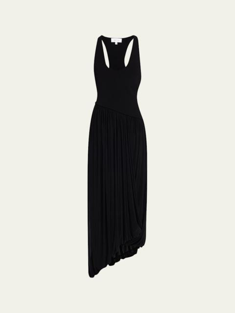 RONNY KOBO Meyer Racerback Knit High-Low Maxi Dress