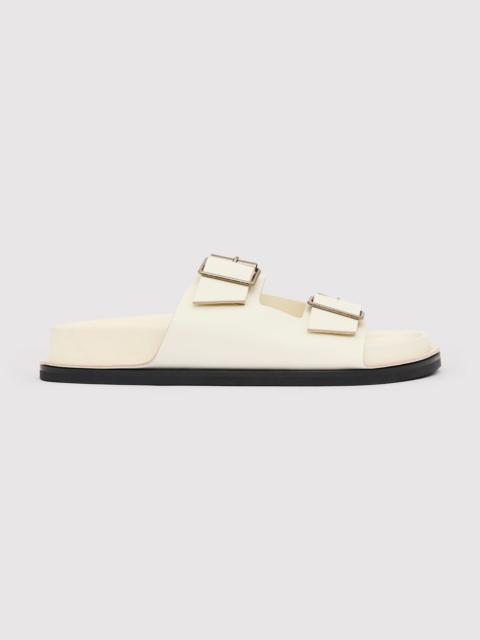 ST. AGNI Double Buckle Slides - Tofu