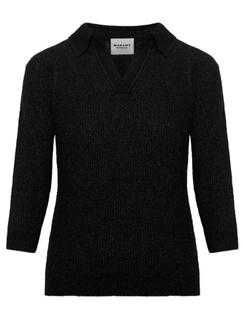 Isabel Marant Étoile MARANT ÉTOILE Black alpaca wool Nathalie Pullover