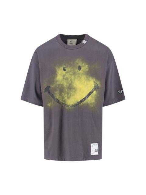 Maison MIHARAYASUHIRO 'SMILEY FACE' T-SHIRT