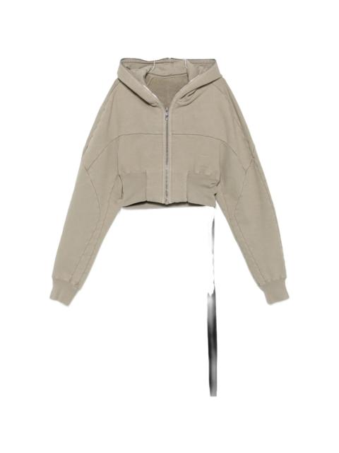 Rick Owens DRKSHDW Rick Owens Drkshdw Cropped Zip-up Hoodie
