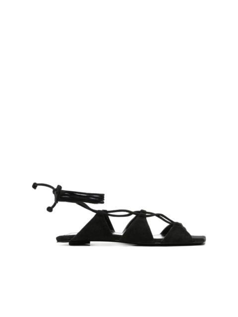 THE ATTICO Renee suede sandals