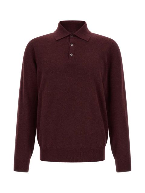 Brunello Cucinelli Cashmere Knit Polo Shirt