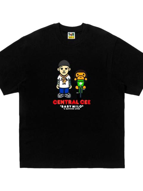 A BATHING APE® Spotify By Central Cee Milo Relaxed Fit Tee "Black" 002TEL731910CBLK
