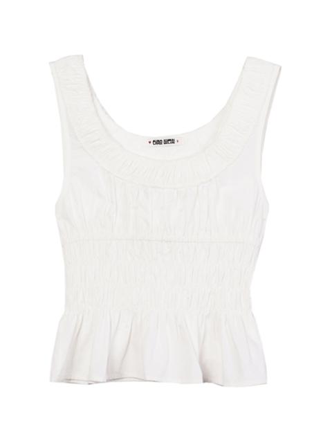CIAO LUCIA! Louisa Cotton Top white