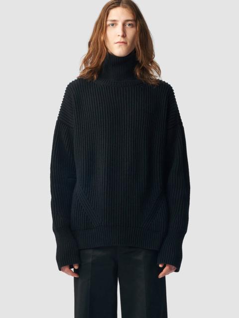 Ann Demeulemeester Geirnart High Neck Oversize Jumper