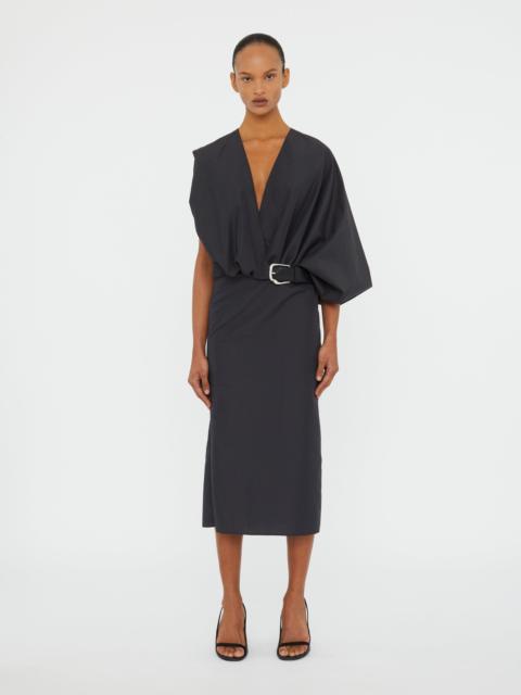 CHRISTOPHER ESBER Swaddled Belted Taffeta Dress