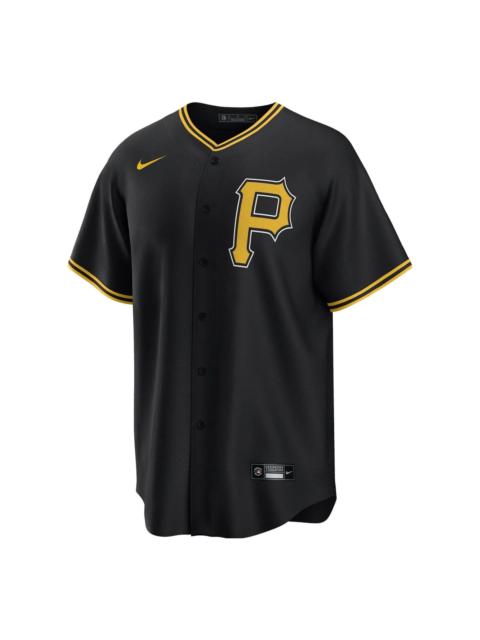 Nike Nike x MLB Pittsburgh Pirates Replica Baseball Jersey 'Black' T770PTB3PTB-XV3