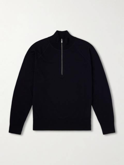 BARENA Merino Wool Half-Zip Sweater