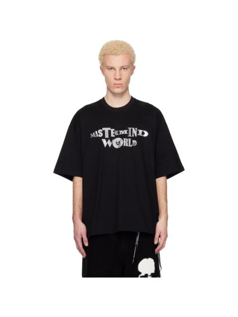 MASTERMIND WORLD Black MW Foil Logo SS T-shirt