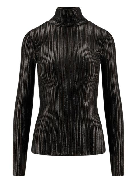 ELISABETTA FRANCHI ribbed turtleneck top