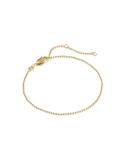 KENDRA SCOTT Cheryl Beaded 14k Gold-Filled Chain Bracelet