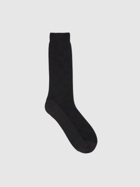 GUCCI GG cotton silk jacquard socks