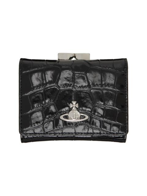 Vivienne Westwood Black Small Frame Wallet