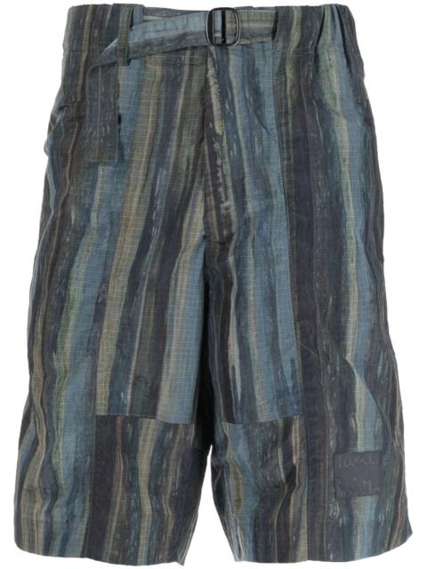 Woodland-print Bermuda shorts