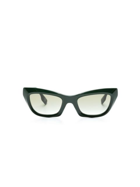 Burberry logo lettering plaque tinted sunglasses
